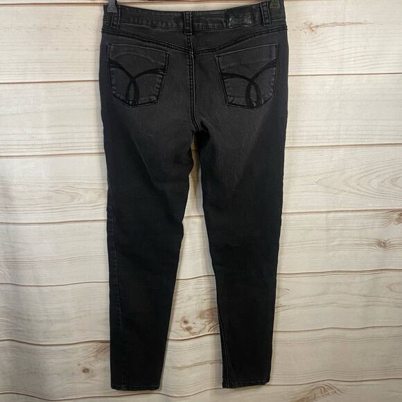 Paris Blues Black Skinny Jeans Size 11 - Picture 5 of 6